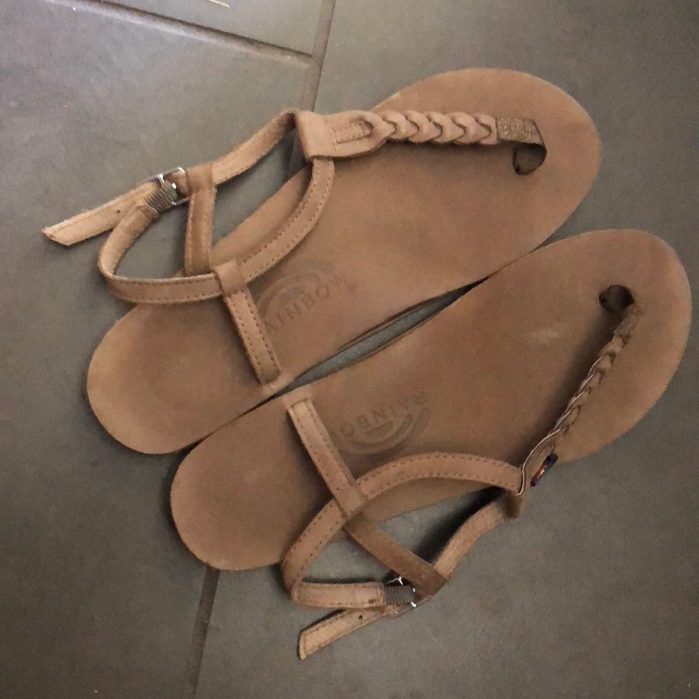 T street rainbow sandals